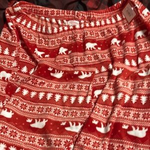 Red Women’s Christmas Pajama Lounge Pants